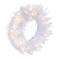 24" Pre-Lit Sparkle White Spruce Artificial Christmas Wreath, Warm White LED Lights